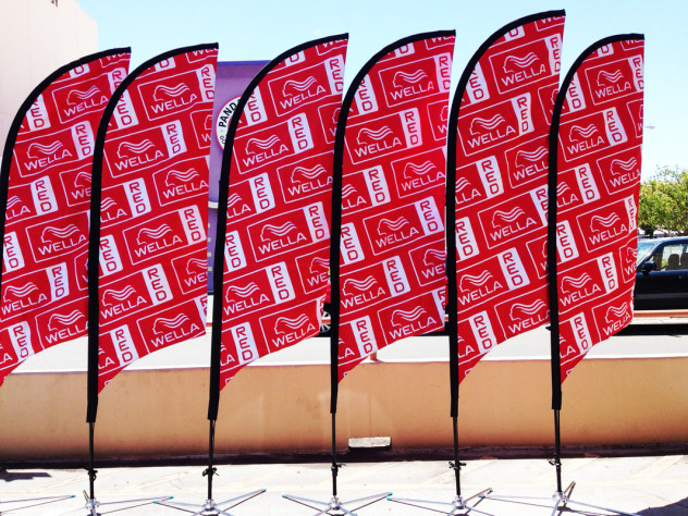 UV sublimated banner flags