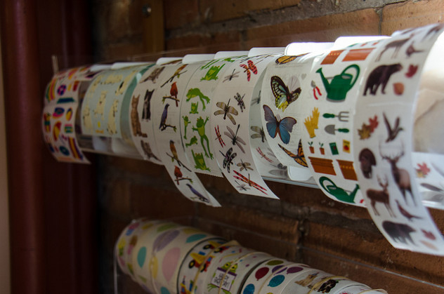 Stickers on a roll