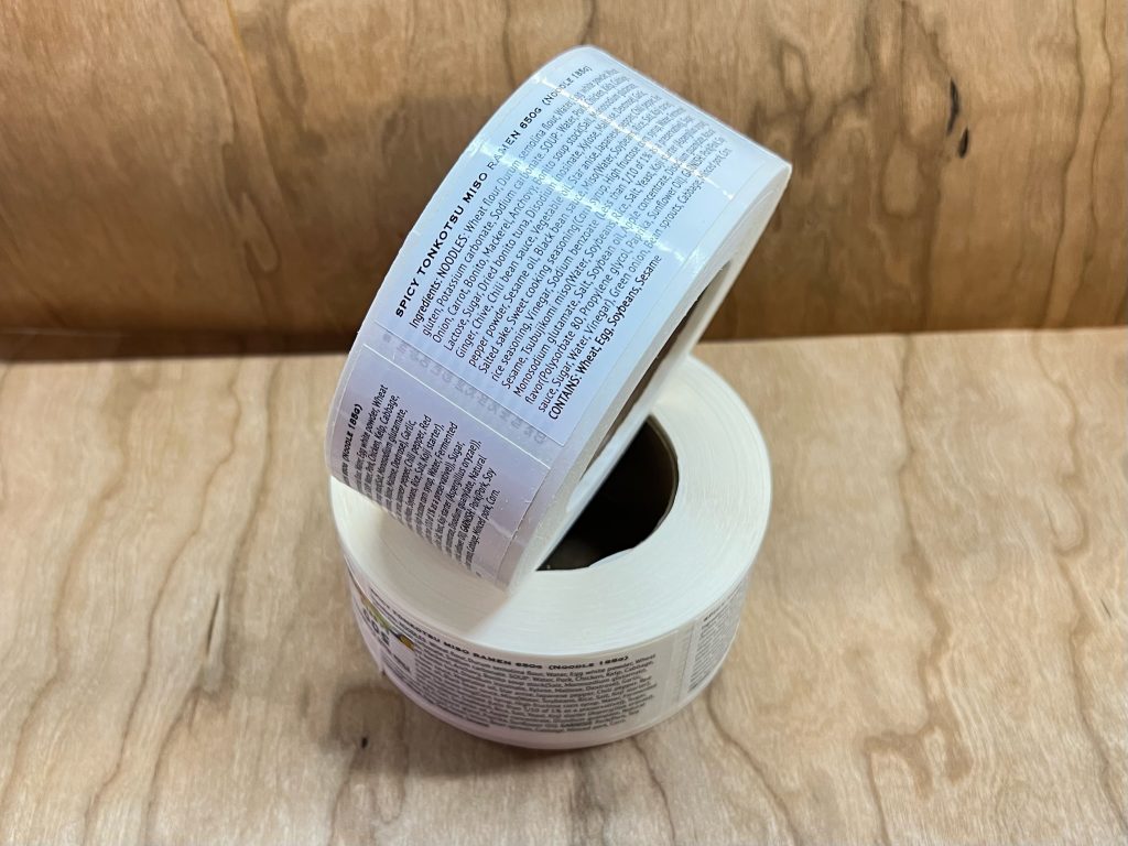 Offset Sticker Roll Stickers on a Roll - PrintPrint.ca Vancouver Printing