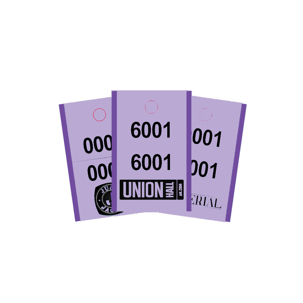 Coat Check Tickets