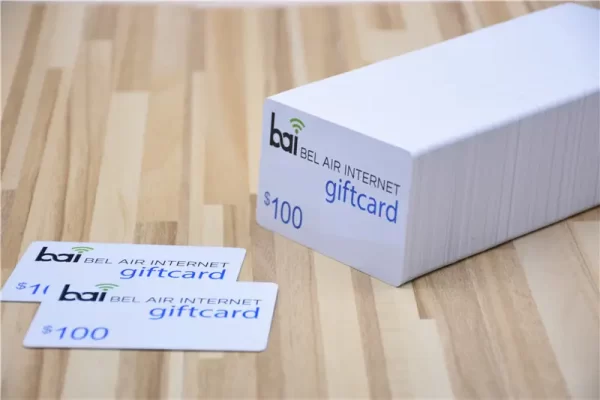 Plastic Gift Cards