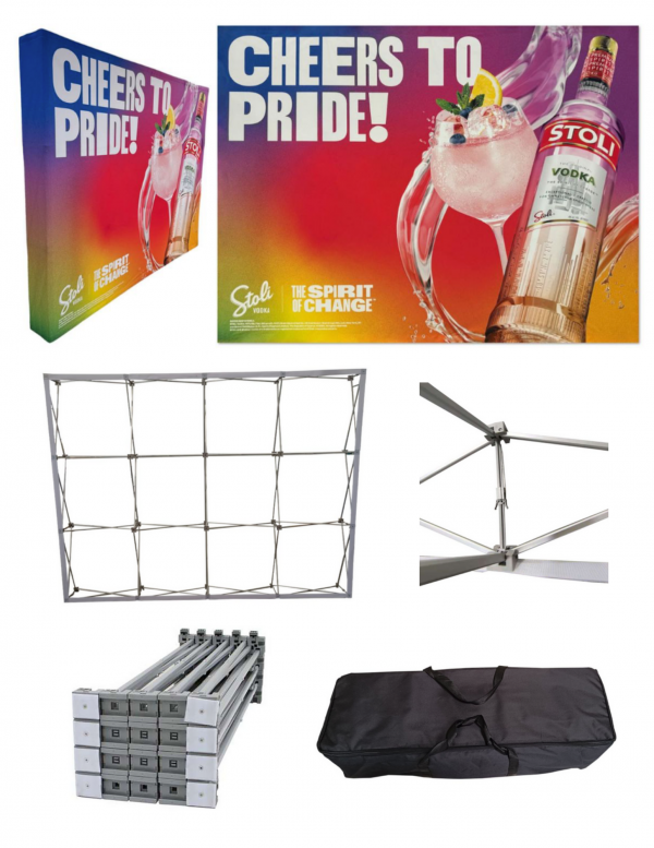 Pop-up Display Fabric Wall